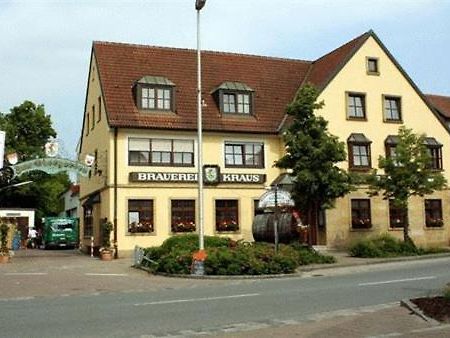 Brauerei Gasthof Kraus Hirschaid Exteriér fotografie