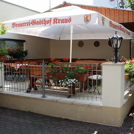 Brauerei Gasthof Kraus Hirschaid Exteriér fotografie