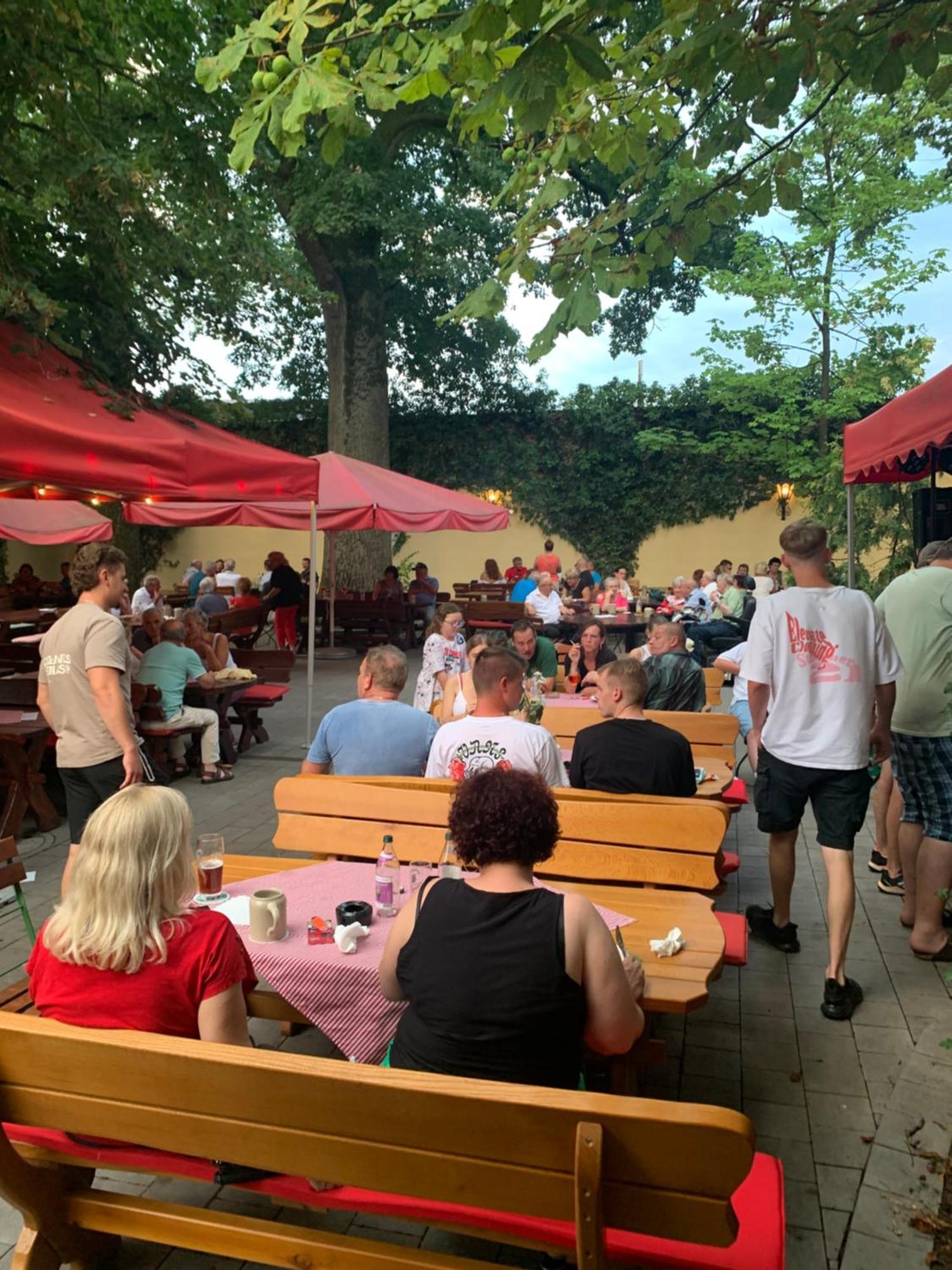 Brauerei Gasthof Kraus Hirschaid Exteriér fotografie
