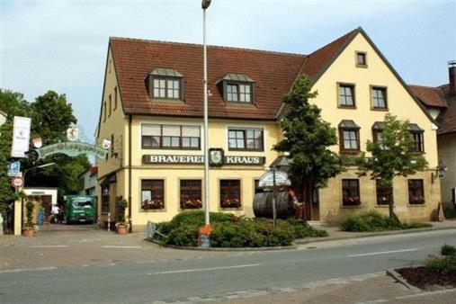 Brauerei Gasthof Kraus Hirschaid Exteriér fotografie